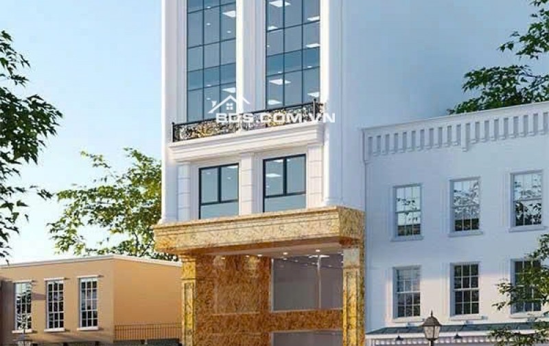 Bán Tòa Văn Phòng 8 Tầng Xây Mới Mặt Phố Lưu Quang Vũ. DT 116m2, MT 6.7m. Giá 116 TỶ